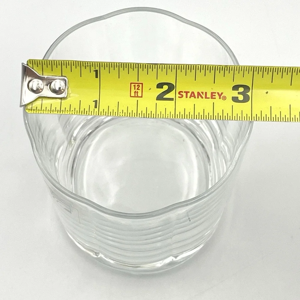 Luigi Bormioli Light & Music Italy‎ Whiskey Glasses Set of 4 Oval Base Tumblers